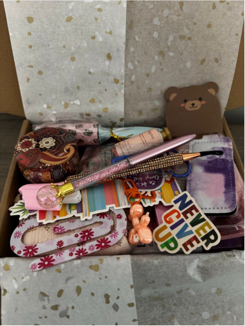 The Cozy Bookworm Stationery Box